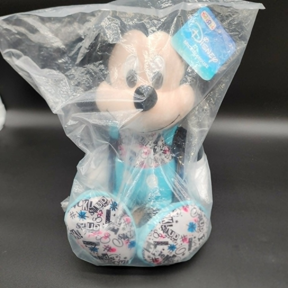 Disney Mickey Mouse Blue Graffiti Squad Plush Toys R Us Exclusive Street VTG